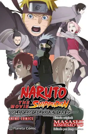 Portada Naruto Shippuden Anime Comic Los Herederos de la Voluntad de Fuego
