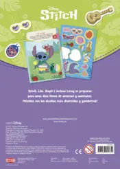 Miniatura contraportada Stitch. Vísteme con pegatinas
