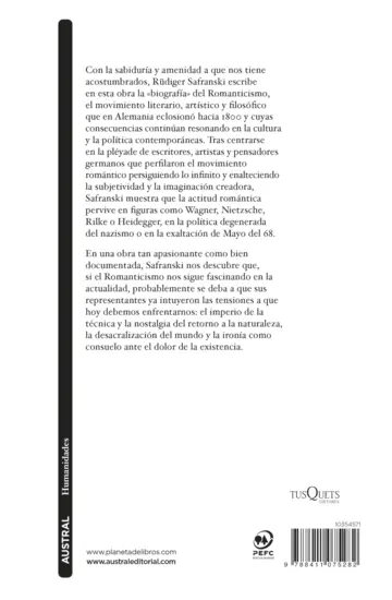 Contraportada Romanticismo