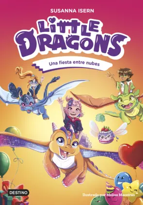 Portada Little Dragons 3. Una fiesta entre nubes