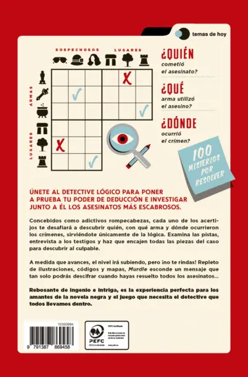 Contraportada Murdle: Resuelve el crimen