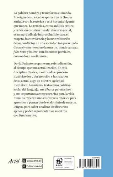 Contraportada El mundo en la palabra