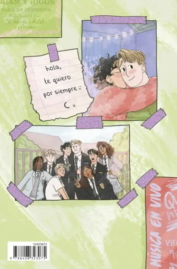 Contraportada Heartstopper 6. Entrelazados