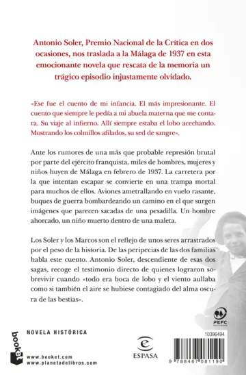 Contraportada El día del lobo