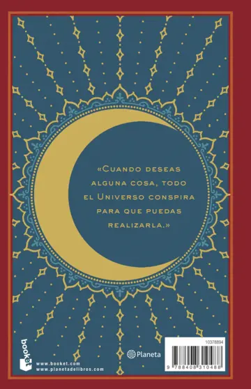 Contraportada El Alquimista. Edición especial con cantos decorados