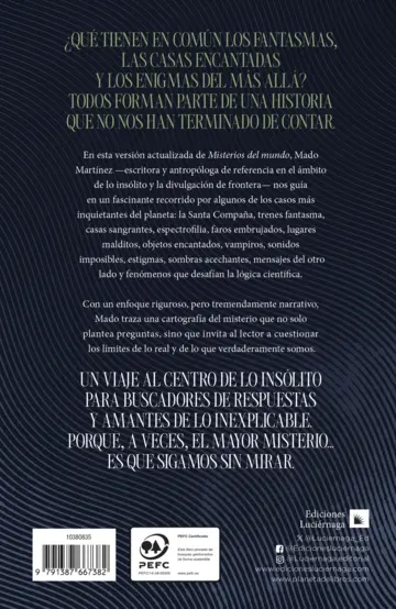 Contraportada Misterios del mundo