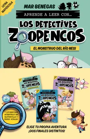 Portada Pack Aprender a leer con... ¡Los Detectives Zoopencos! 1, 2 y 3
