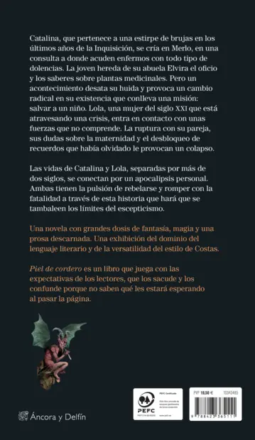 Contraportada Piel de cordero