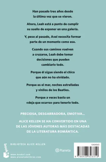 Contraportada Todo lo que somos juntos (Deja que ocurra, 2)
