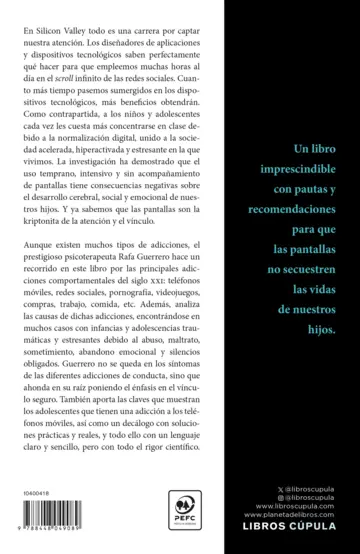 Contraportada Adictos a las pantallas