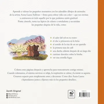 Contraportada Pequeñas alegrías