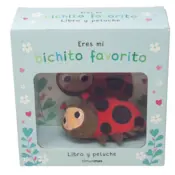 Portada Eres mi bichito favorito. Libro y peluche