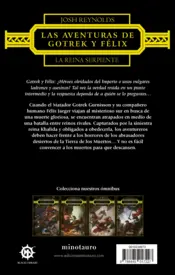 Miniatura contraportada Las aventuras de Gotrek y Félix: La Reina Serpiente