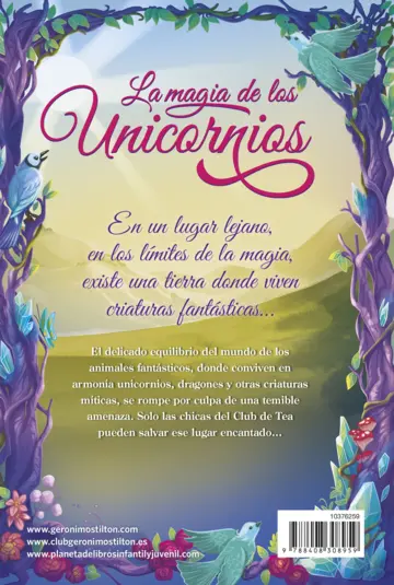 Contraportada La magia de los unicornios