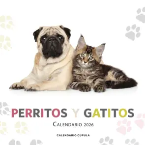 Portada Calendario Perritos y gatitos 2026