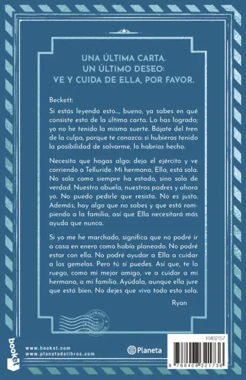 Contraportada La última carta