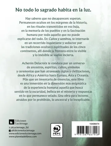 Contraportada Cultos y sombras
