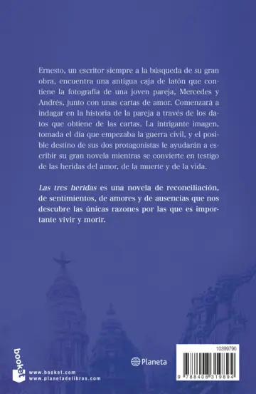 Contraportada Las tres heridas