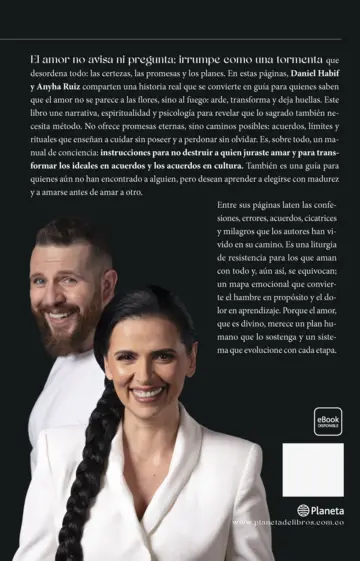 Contraportada El amor no se ruega, se riega