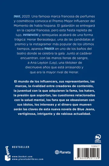 Contraportada Una influencer muerta en París