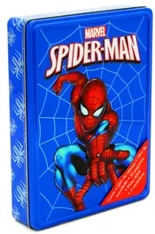 Portada Spider-Man. Caja metálica