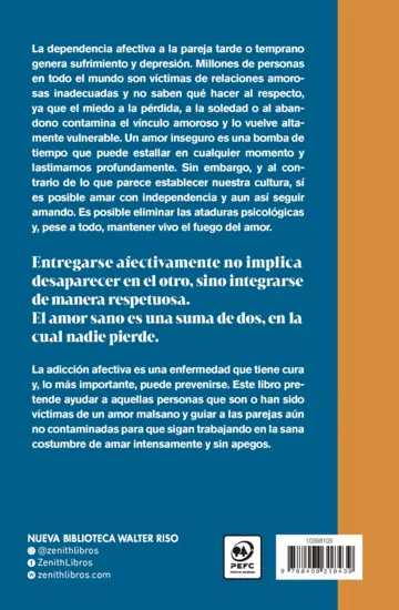 Contraportada ¿Amar o depender?