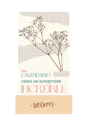 Portada Calendario mesa de tarjetas 2027 - Defreds