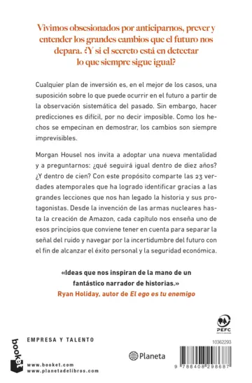 Contraportada Lo que nunca cambia