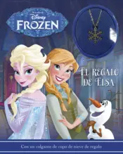 Portada Frozen.Libro con collar. El regalo de Elsa