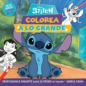 Portada Stitch. ¡Colorea a lo grande!