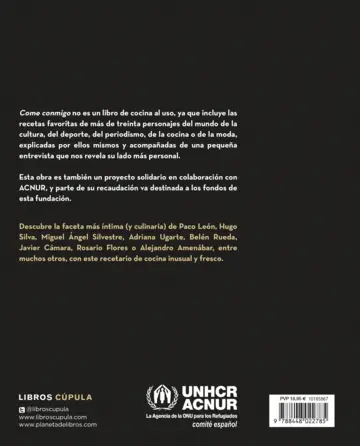 Contraportada Come conmigo