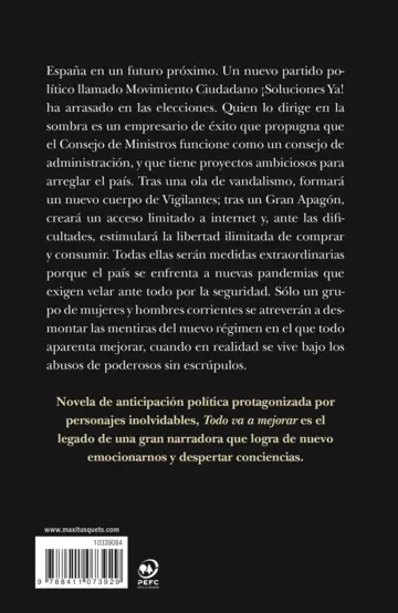 Contraportada Todo va a mejorar