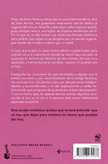 Contraportada Y ahora supera mi beso