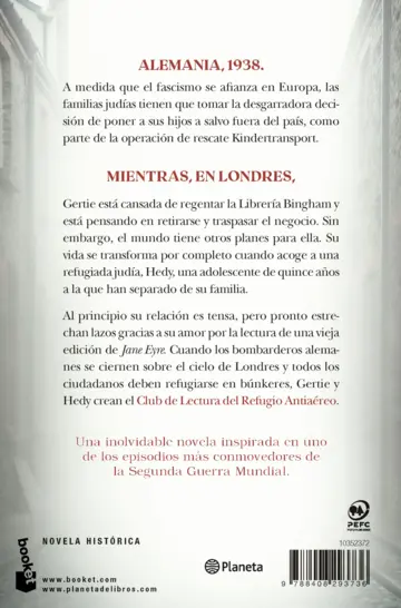 Contraportada El Club de Lectura del Refugio Antiaéreo