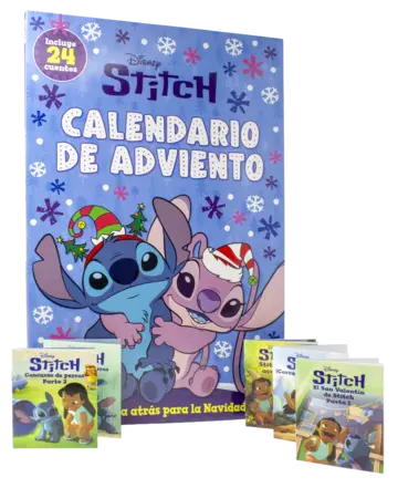 Portada Stitch. Calendario de Adviento
