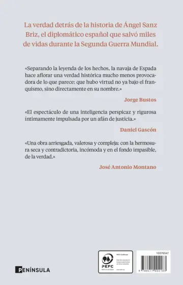 Contraportada En nombre de Franco