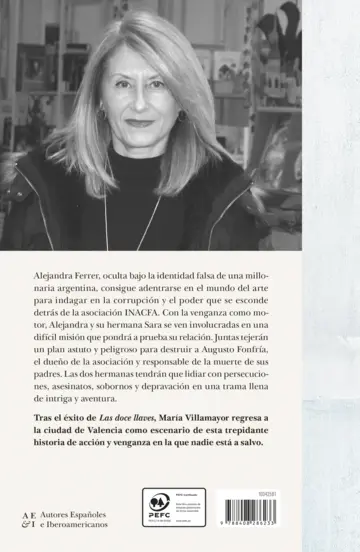 Contraportada Lienzo de sangre