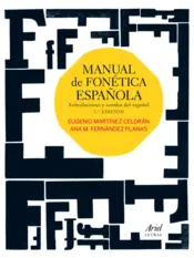 Portada Manual de fonética española