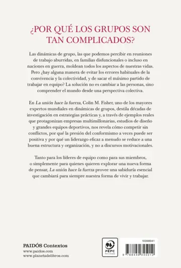 Contraportada La unión hace la fuerza