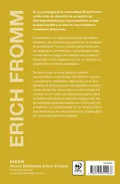 Miniatura contraportada La patología de la normalidad