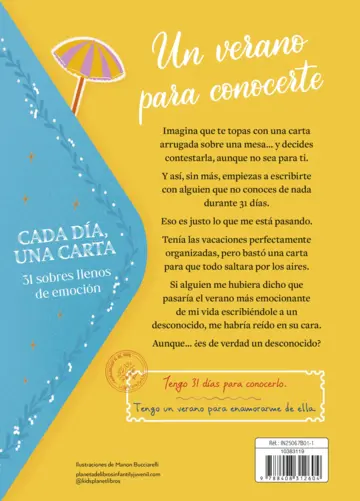 Contraportada 31 días para enamorarte