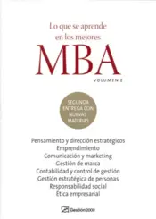 Portada Lo que se aprende en los mejores MBA. Volumen 2
