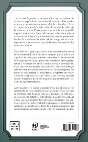 Contraportada La sala tiene la palabra