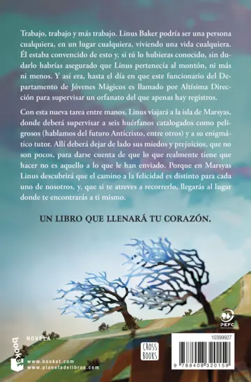 Contraportada La casa en el mar más azul