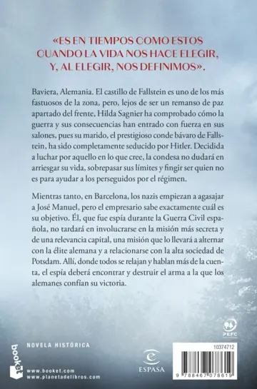 Contraportada La voz de los valientes