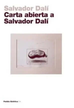 Portada Carta abierta a Salvador Dalí