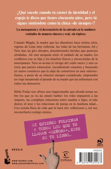 Contraportada Señora lo será tu puta madre