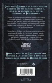 Miniatura contraportada La oscuridad sobre Arkham