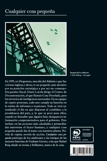 Contraportada Cualquier cosa pequeña