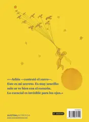 Miniatura contraportada El principito